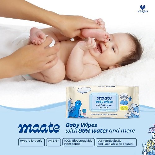 MT WATER WIPES 72PCS