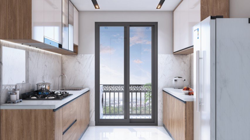 Modern Modular Kitchen Space