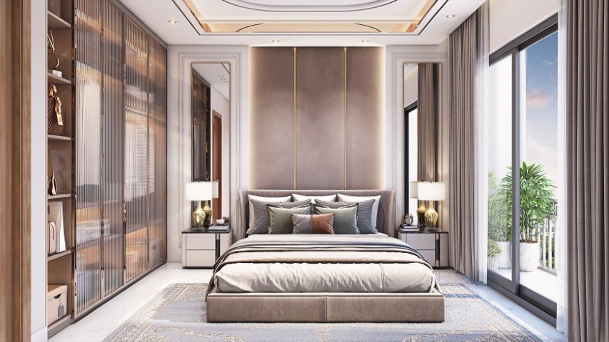 Grand Master Bedroom with Premium Finishes