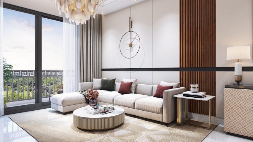 Spacious Modern Living Room